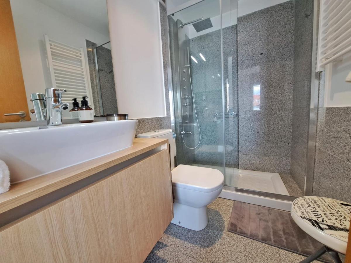 Appartement Baiona, Playa Santa Marta, Piscina Extérieur photo